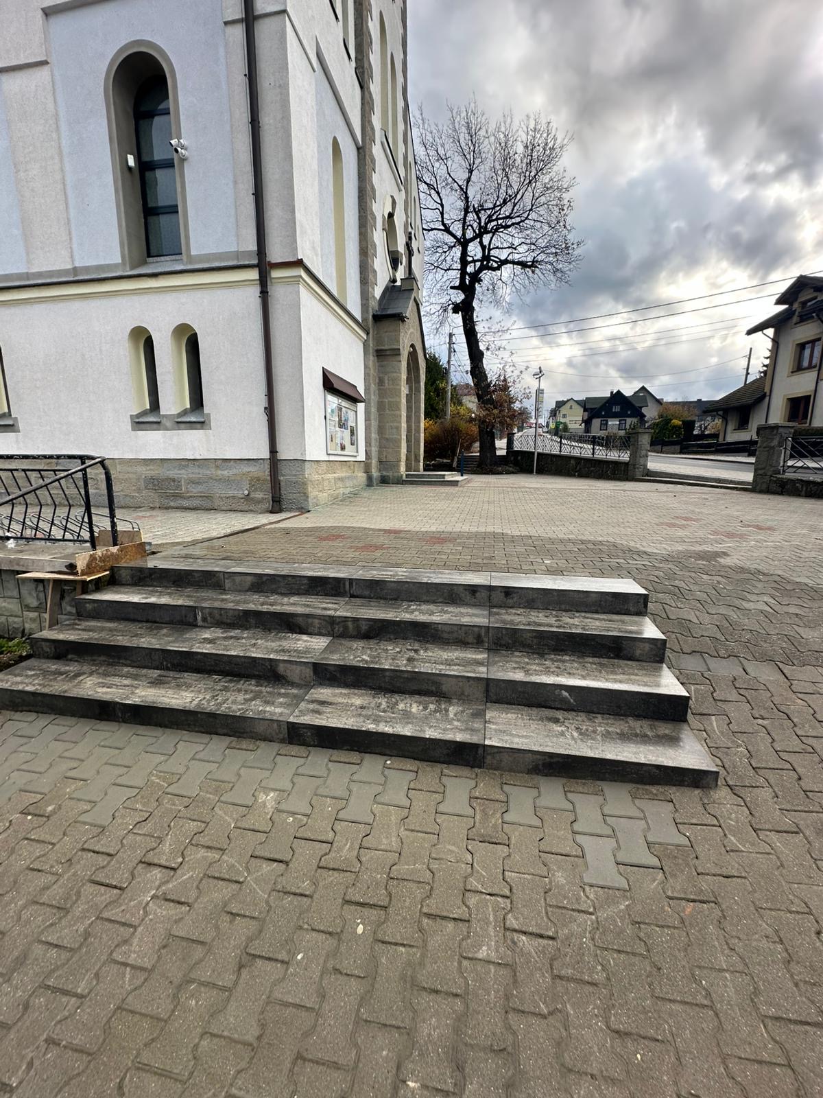 Wykonanie schodów zewnętrznych DAW-BRUK